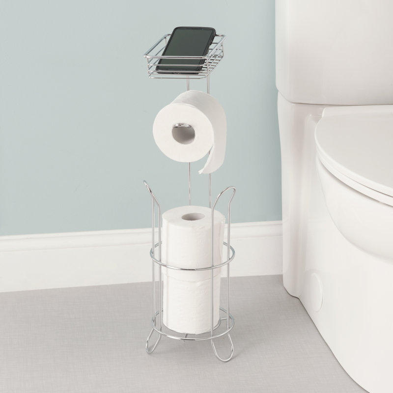 Home Basics Dispensing Freestanding Toilet Paper Holder & Reviews Wayfair